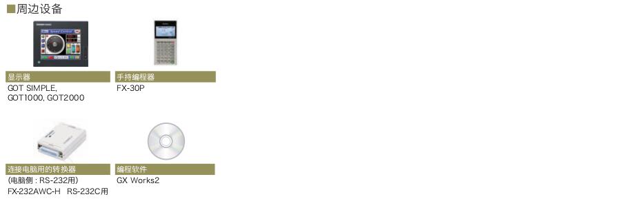 FX3GC系列可編程控制器(超緊湊 機型) FX3GC系列可編程控制器(超緊湊 機型)